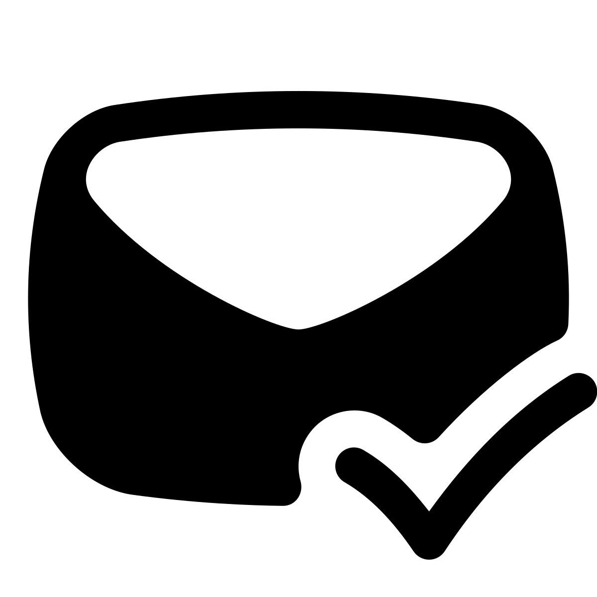 puffy filled style 읽기 확인 icon