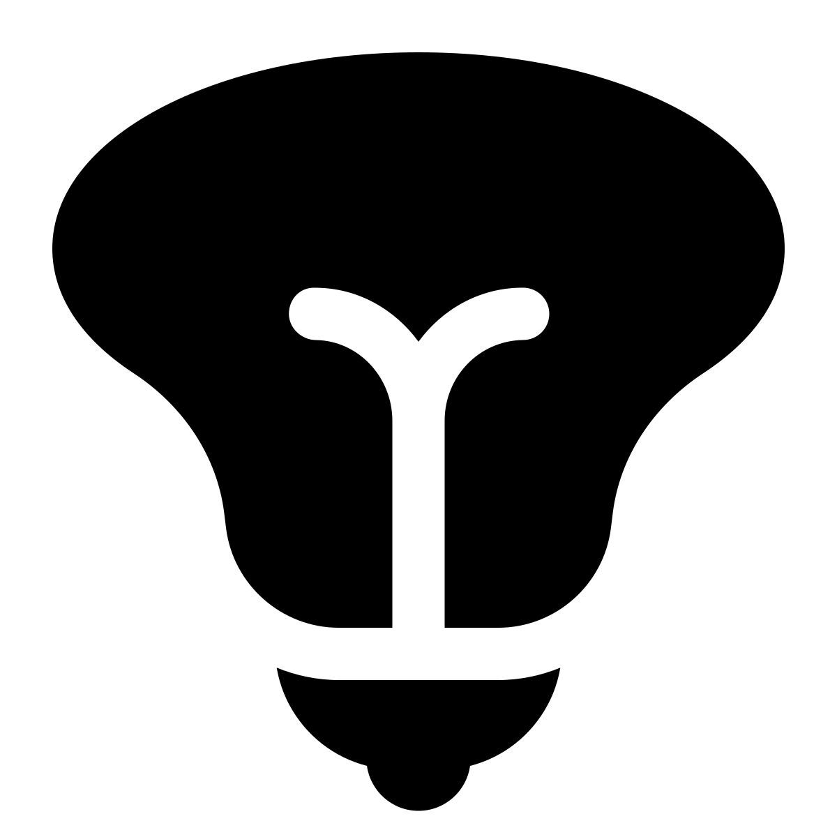 puffy filled style リフレクター電球 icon