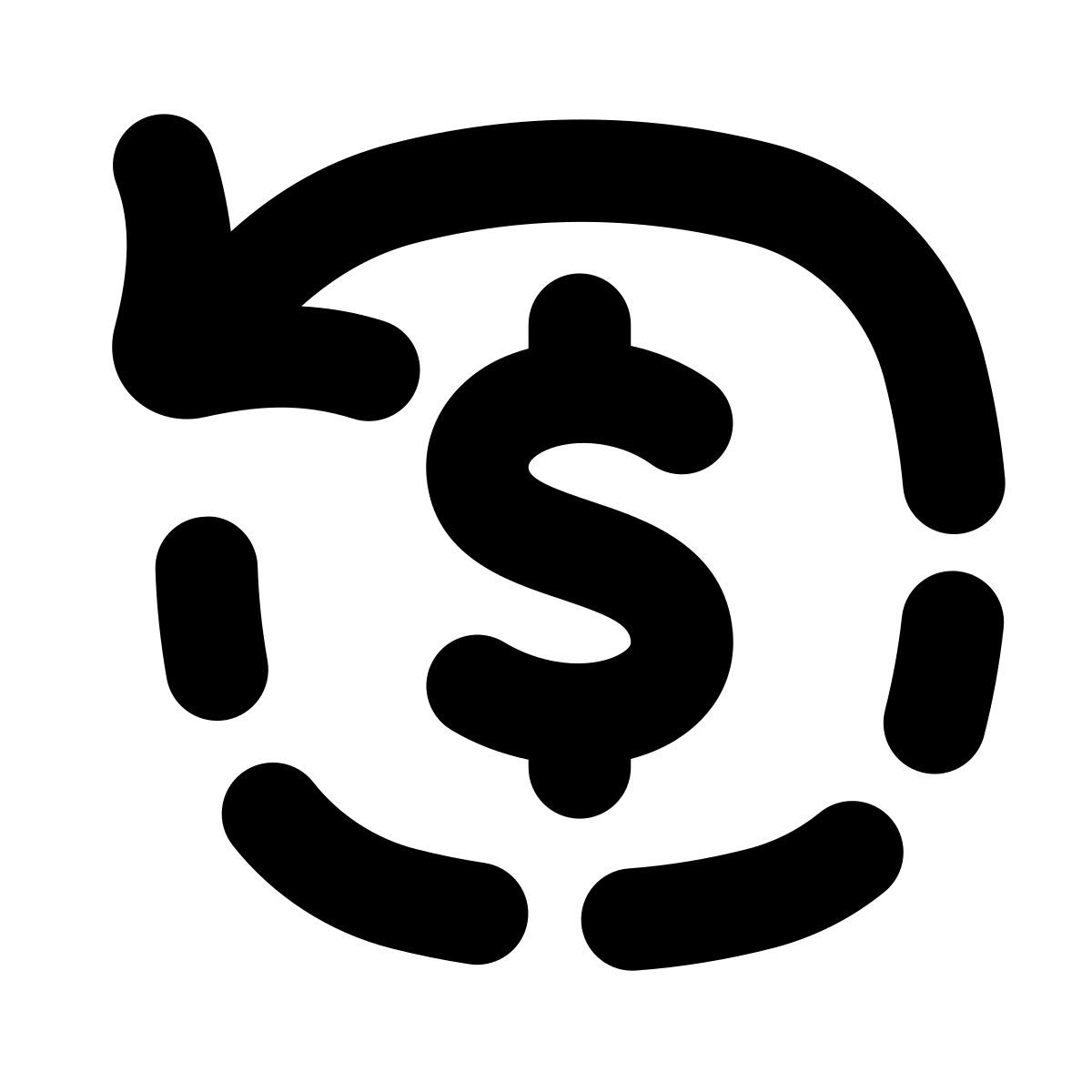 puffy filled style transaction icon