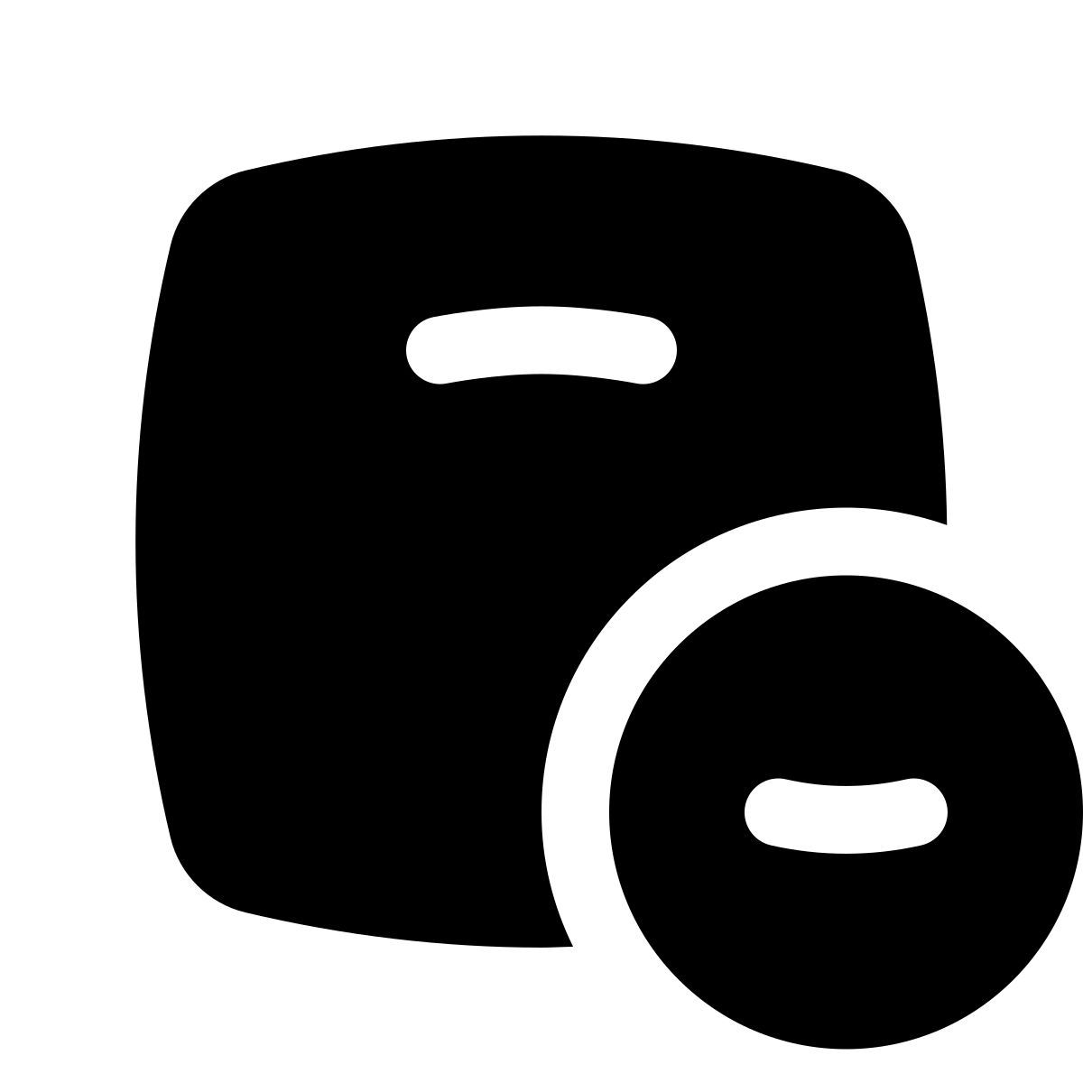 puffy filled style supprimer la livraison icon