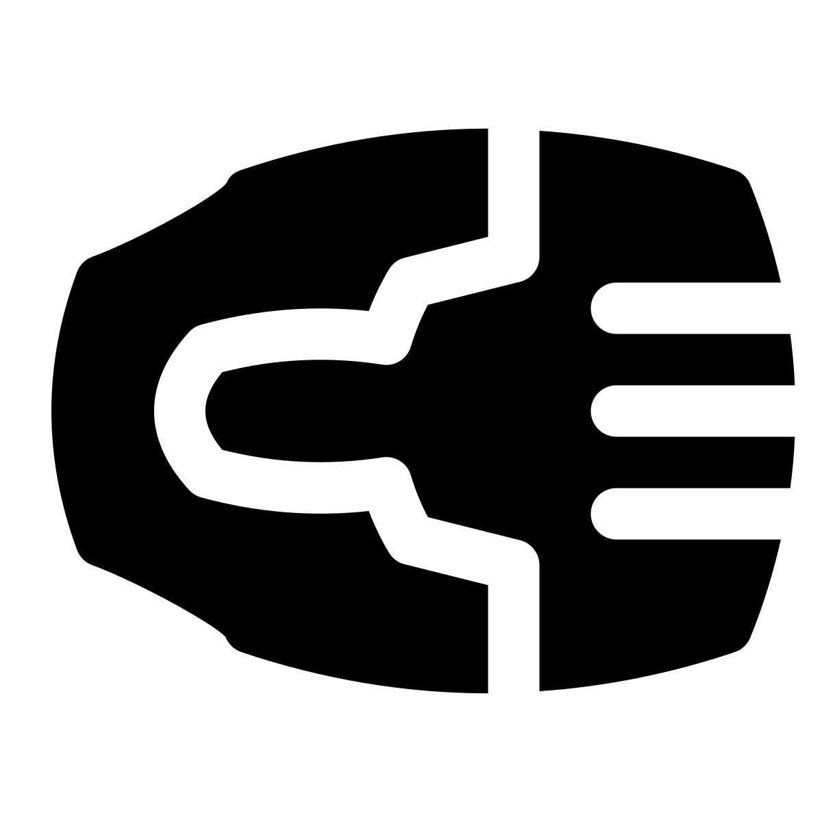 puffy filled style rj45 icon