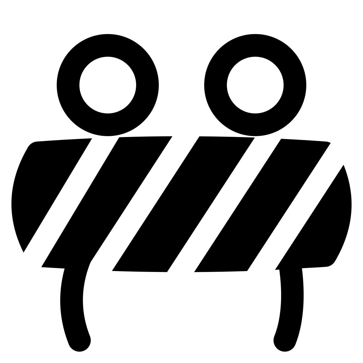puffy filled style 로드 블록 icon