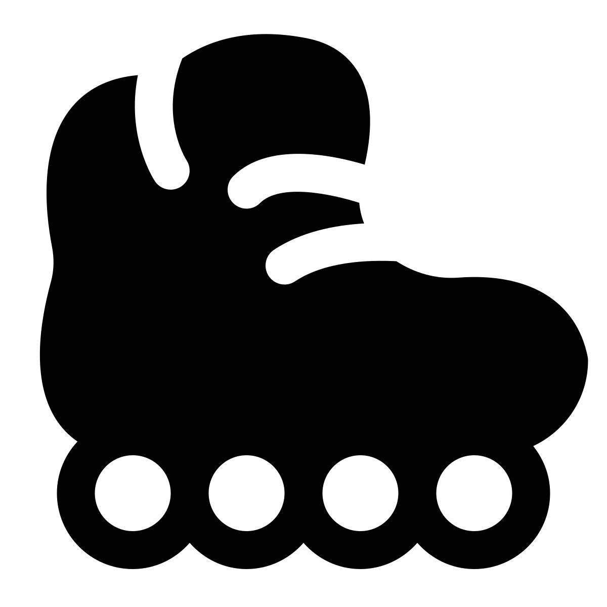 puffy filled style roller icon