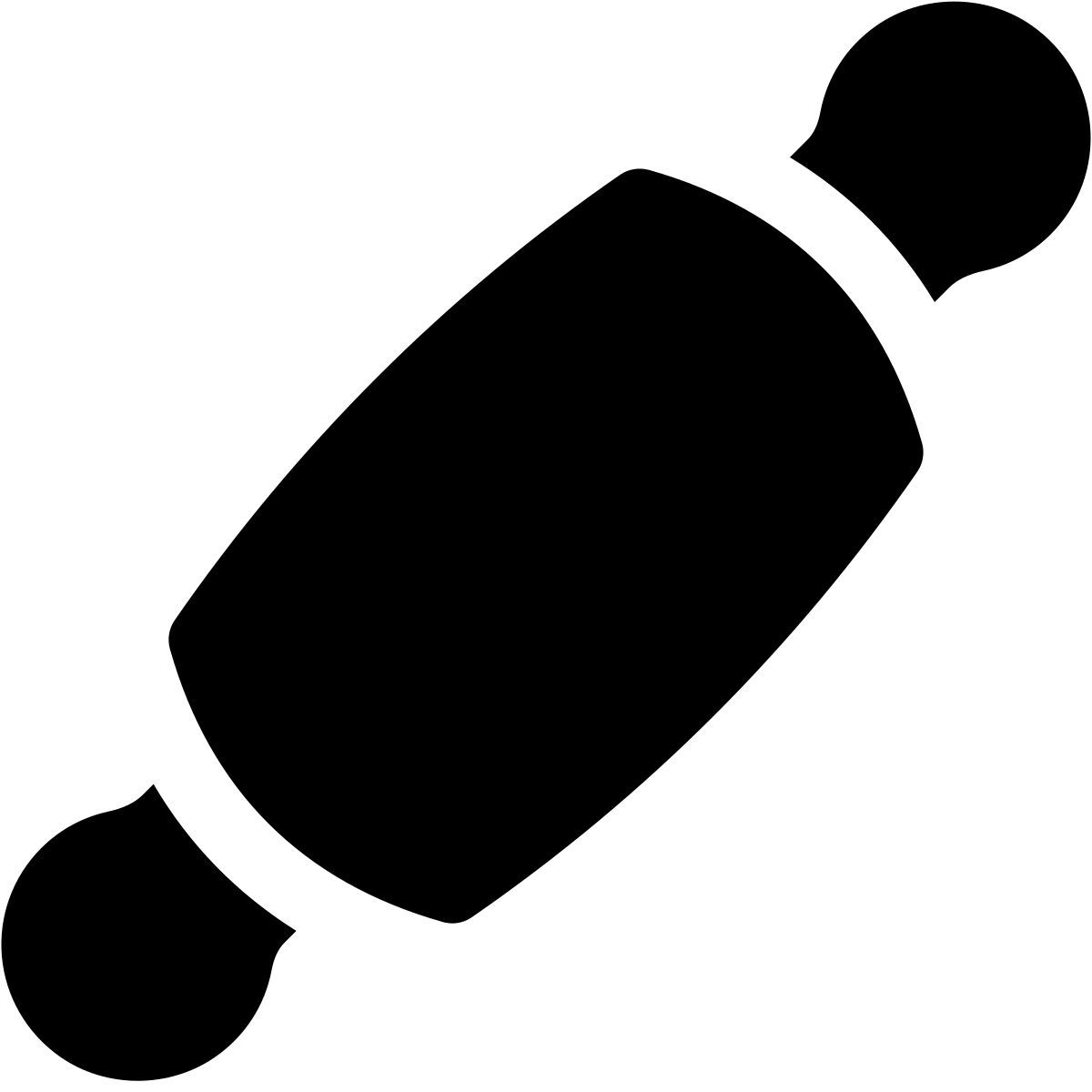 puffy filled style скалка icon