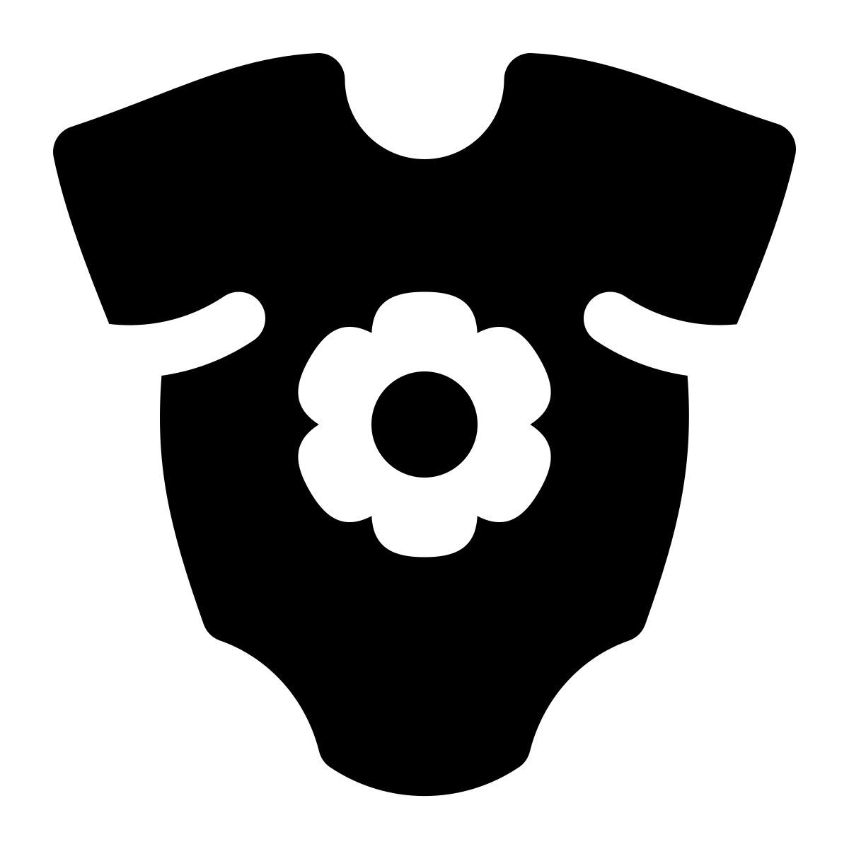 puffy filled style romper icon