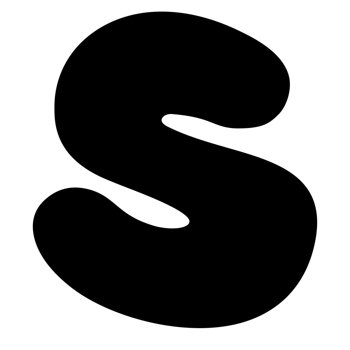 puffy filled style s icon