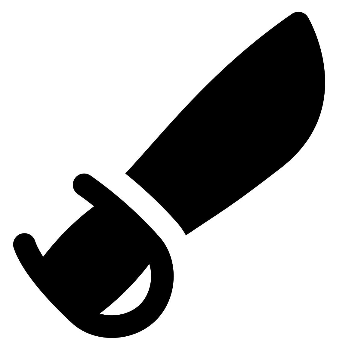 puffy filled style säbelwaffe icon
