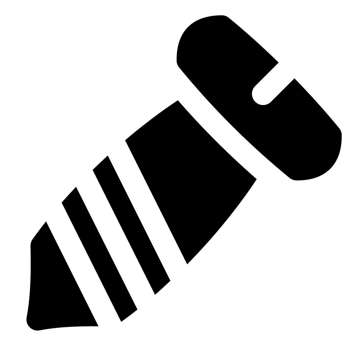 puffy filled style screw icon