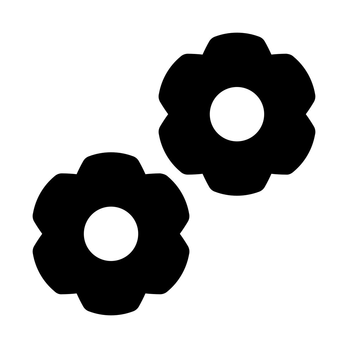 puffy filled style automation icon