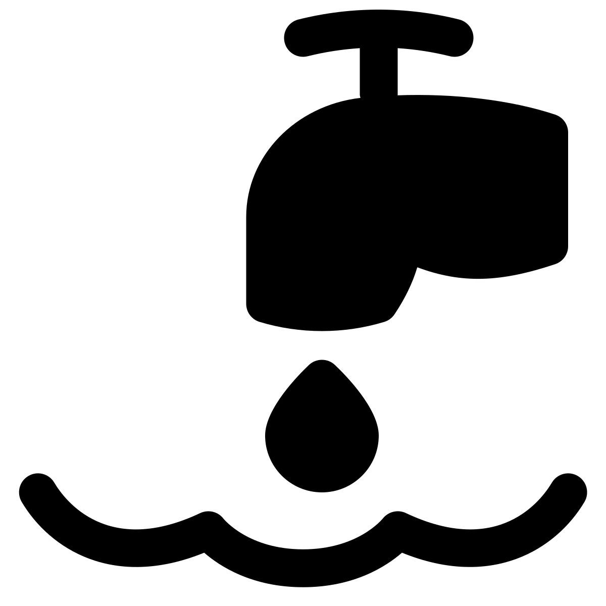 puffy filled style esgoto icon