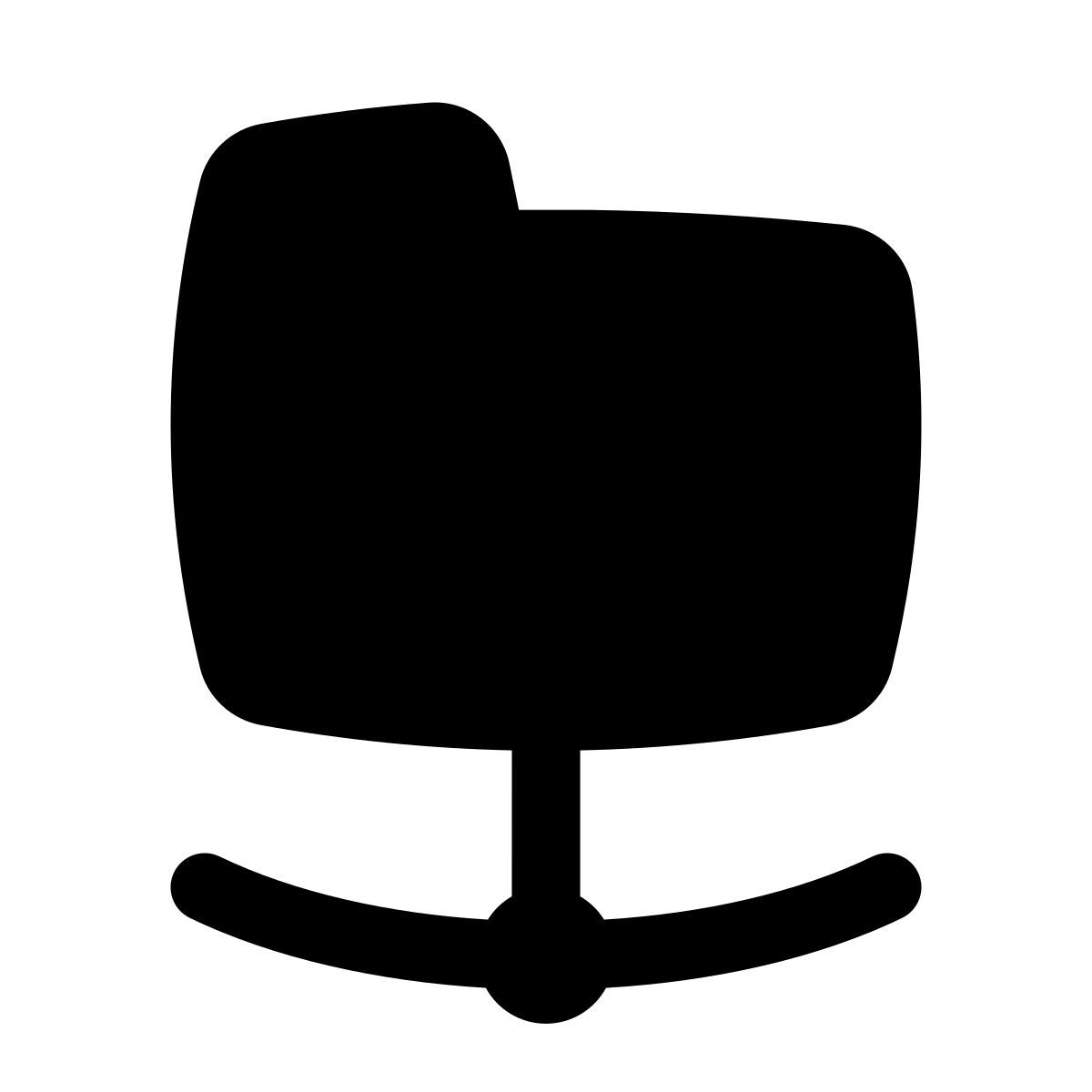 puffy filled style 공유 된 폴더 icon