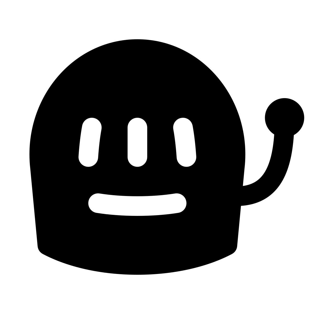 puffy filled style máquina tragamonedas icon