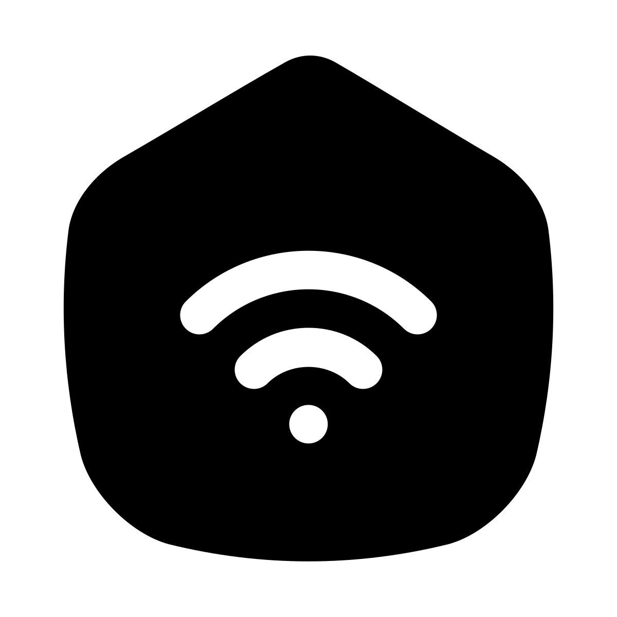 puffy filled style smart home automation icon