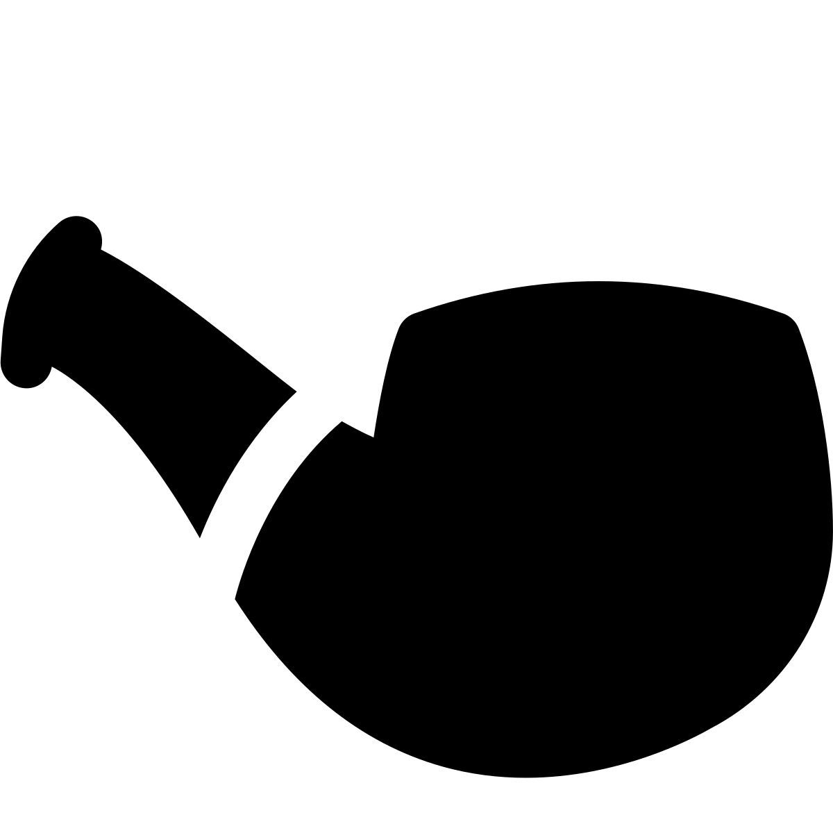 puffy filled style cachimbo icon