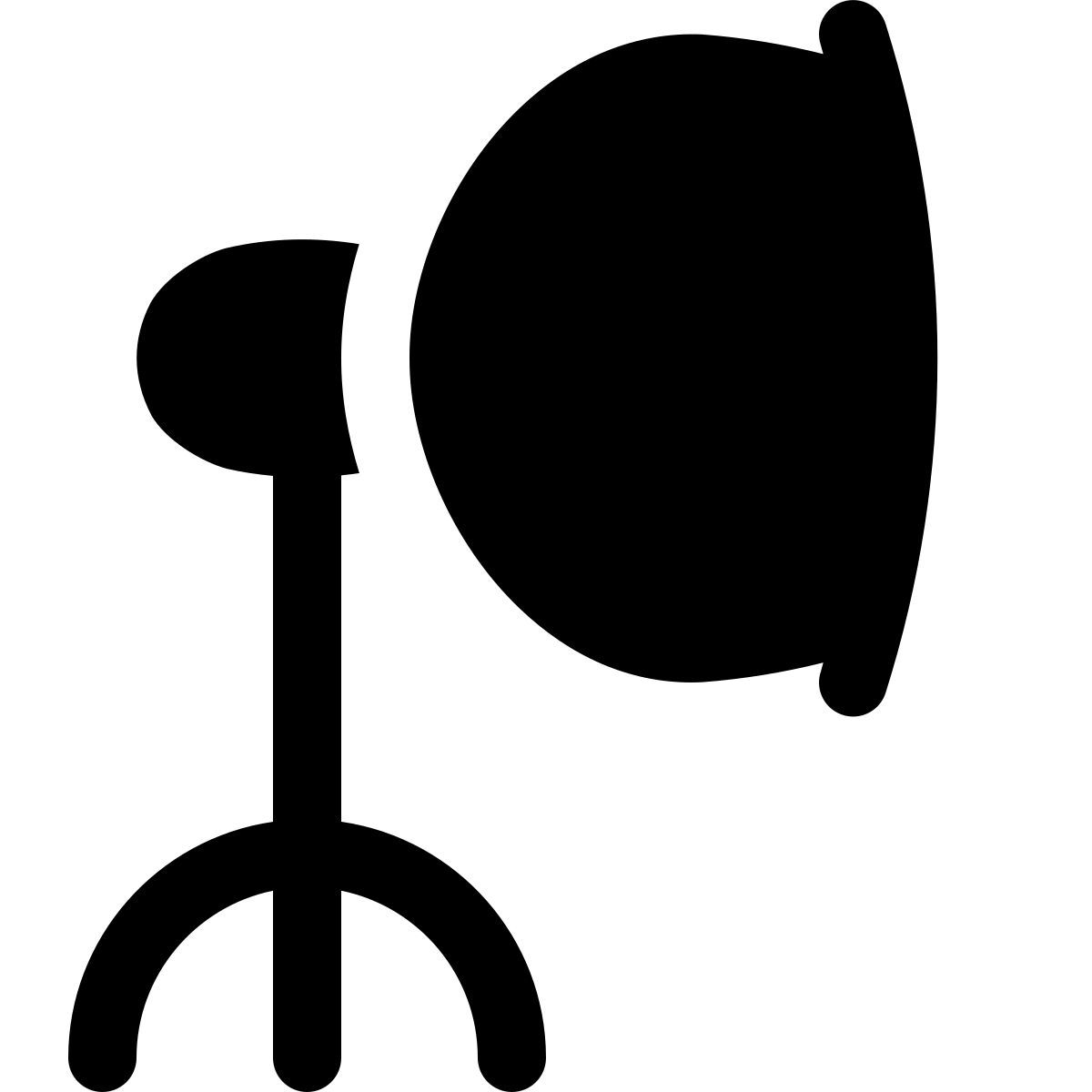 puffy filled style softbox icon