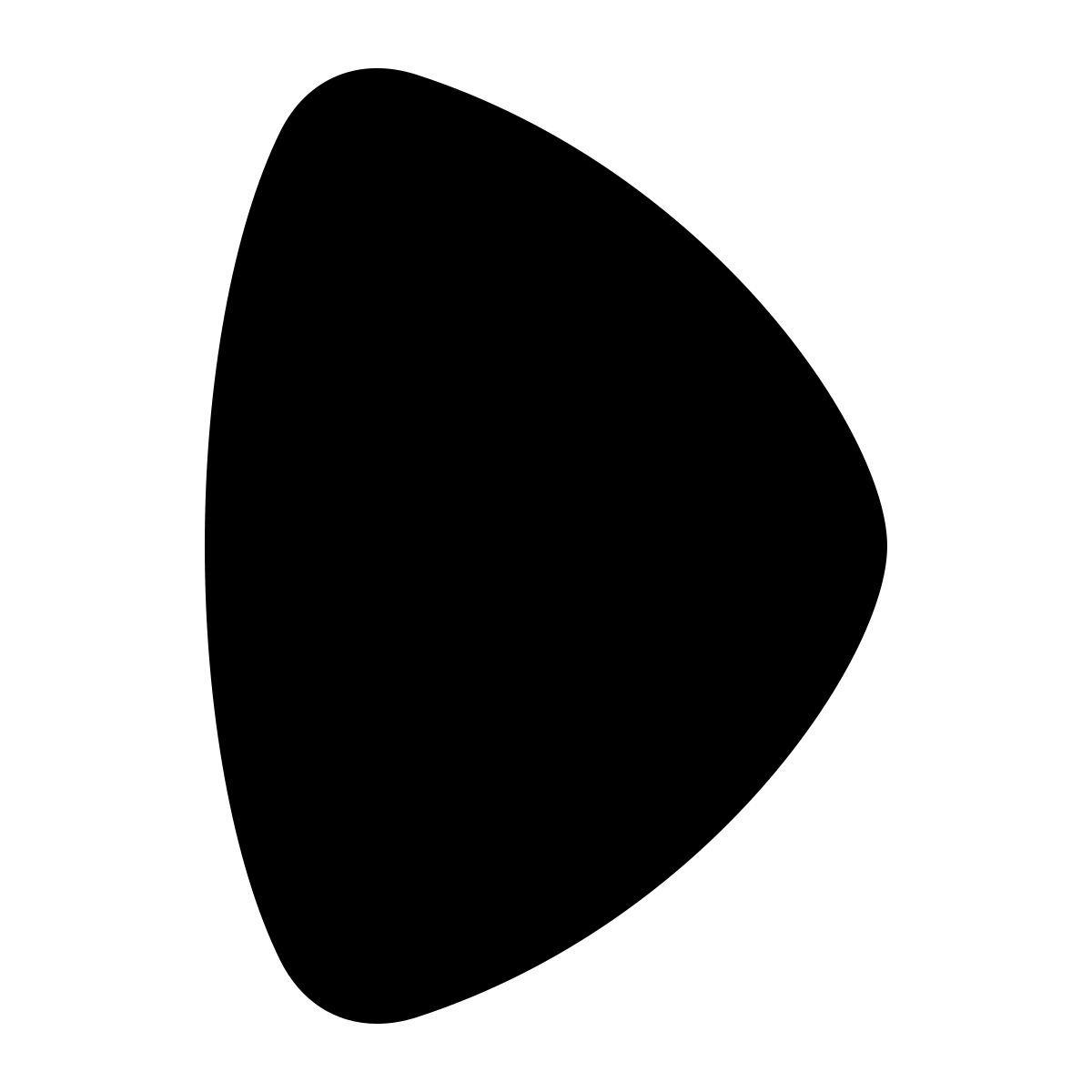 puffy filled style sort right icon