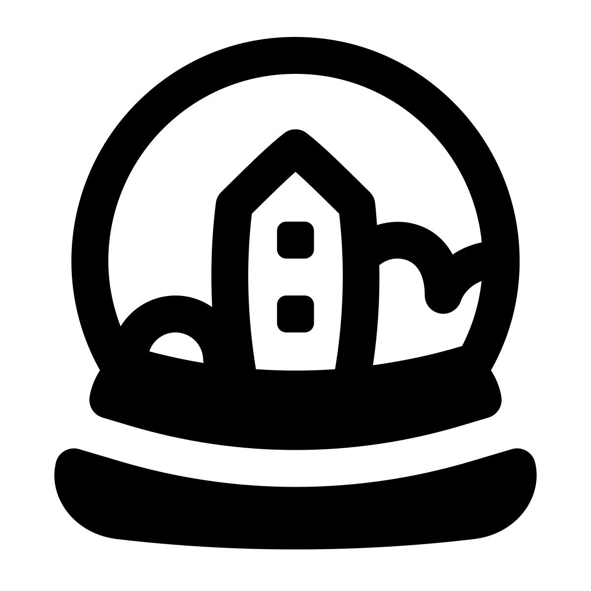 puffy filled style recuerdos icon