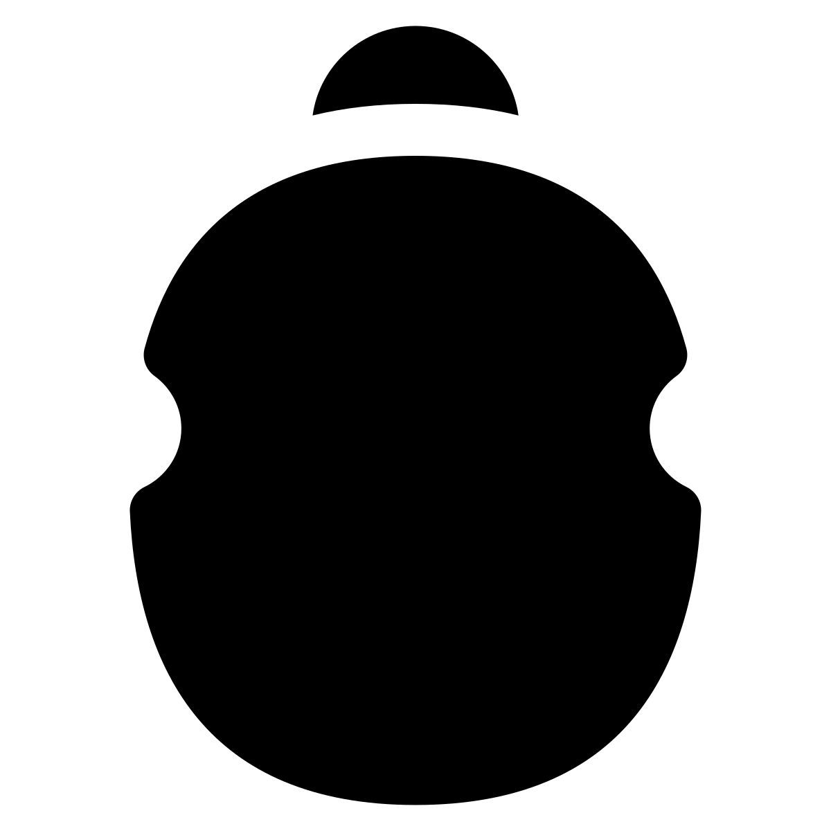 puffy filled style sportflasche icon