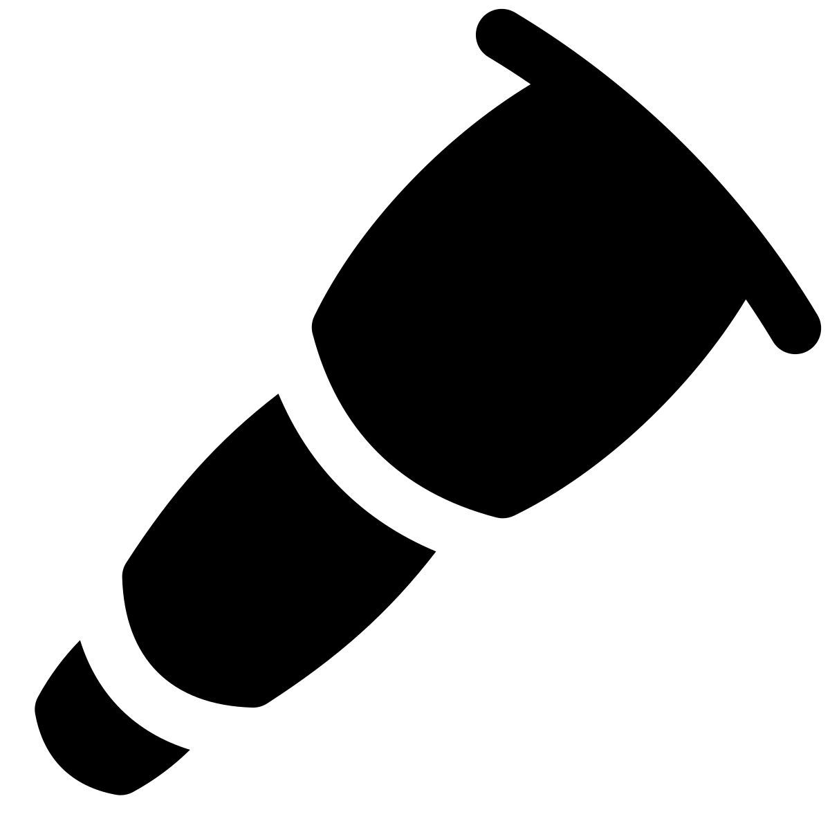 puffy filled style catalejo icon