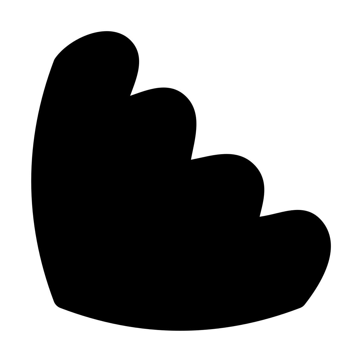 puffy filled style escalera icon