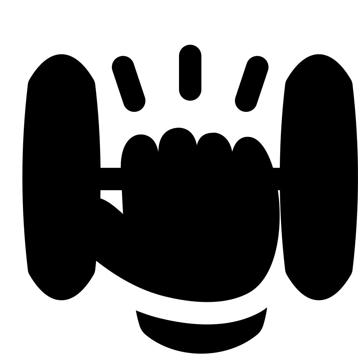 puffy filled style força icon