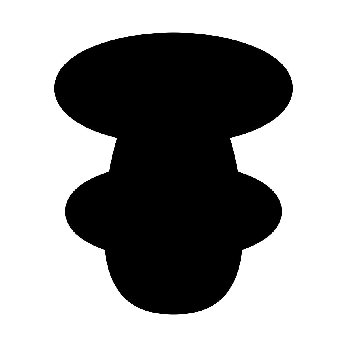 puffy filled style tachado icon