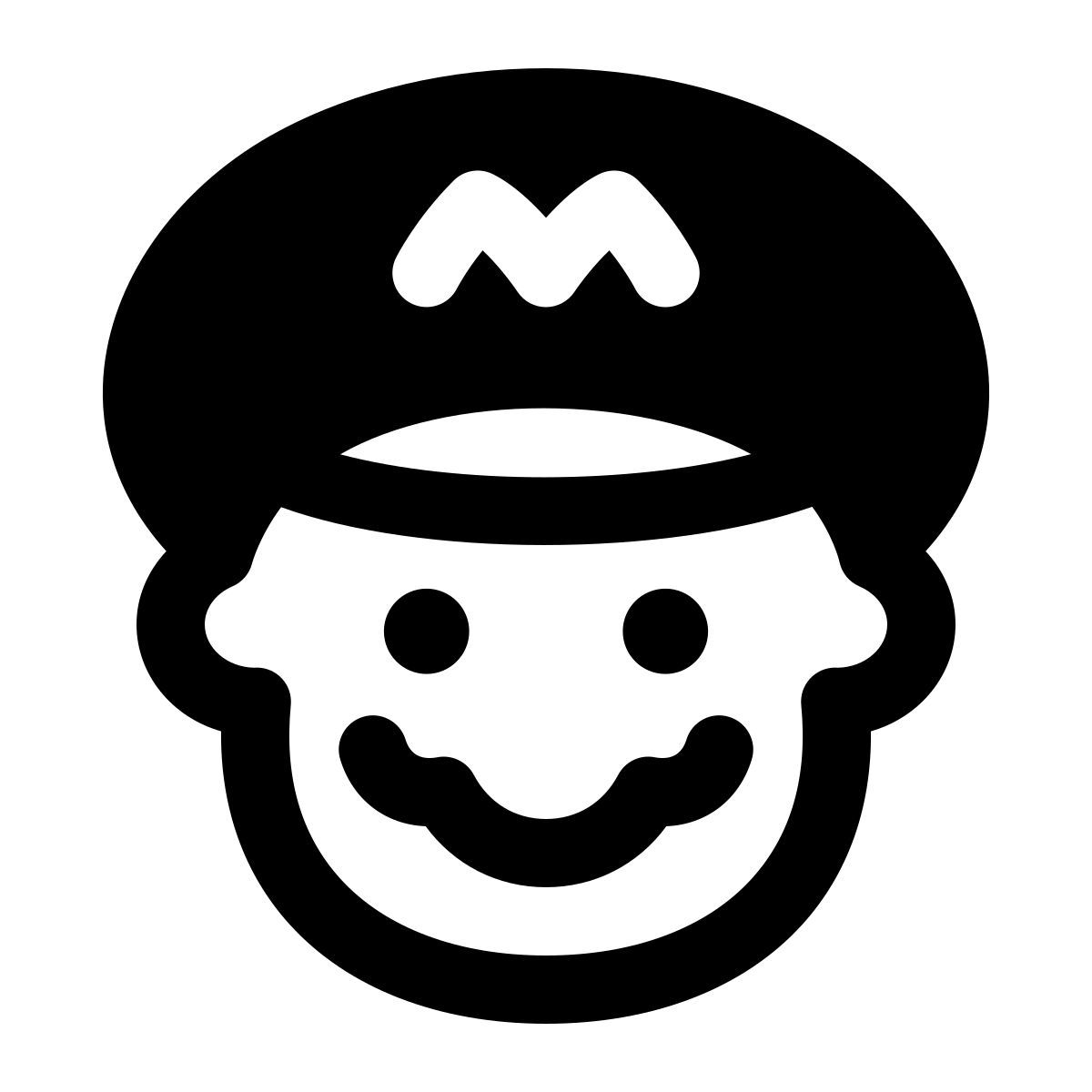 puffy filled style 슈퍼 마리오 icon