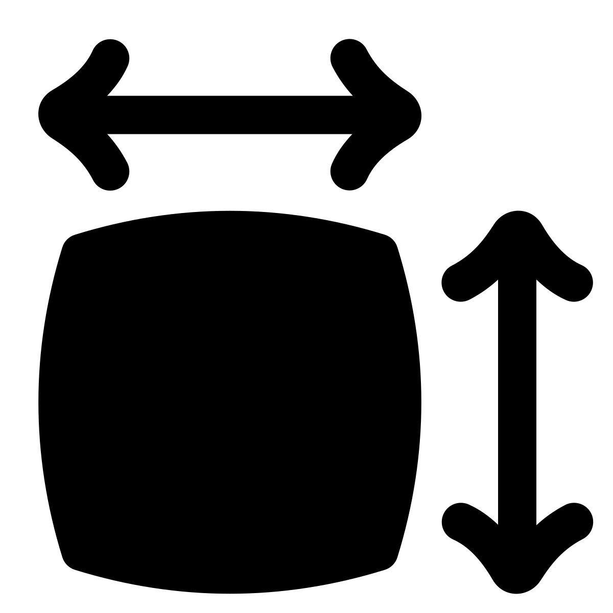 puffy filled style surface icon