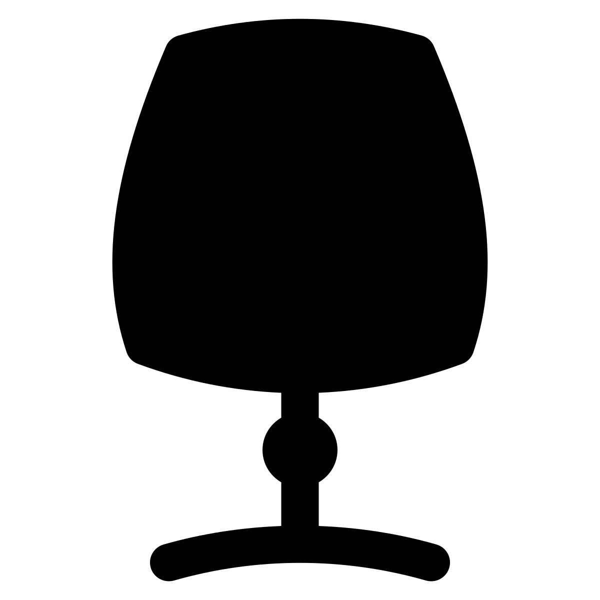 puffy filled style table lights icon