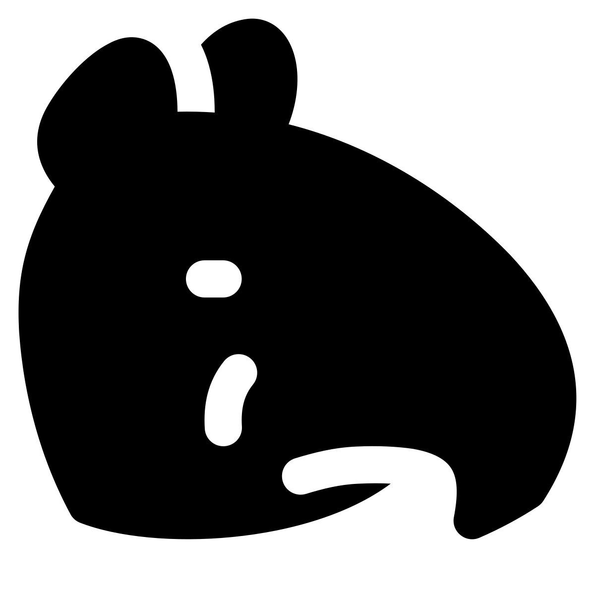 puffy filled style 貘 icon