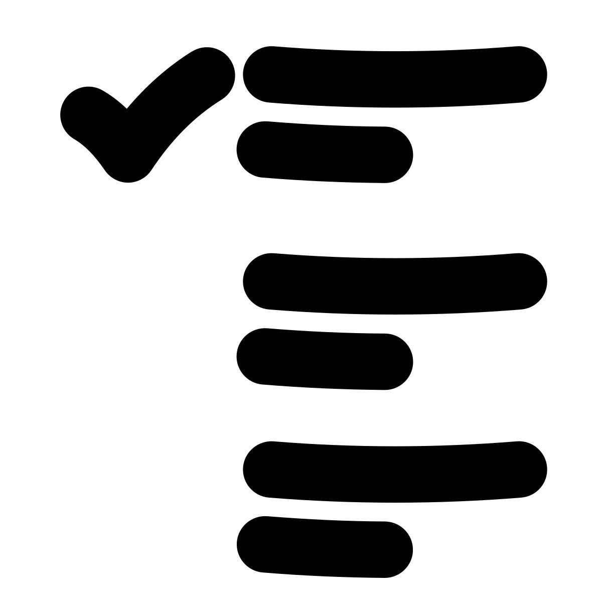 puffy filled style tasklist icon