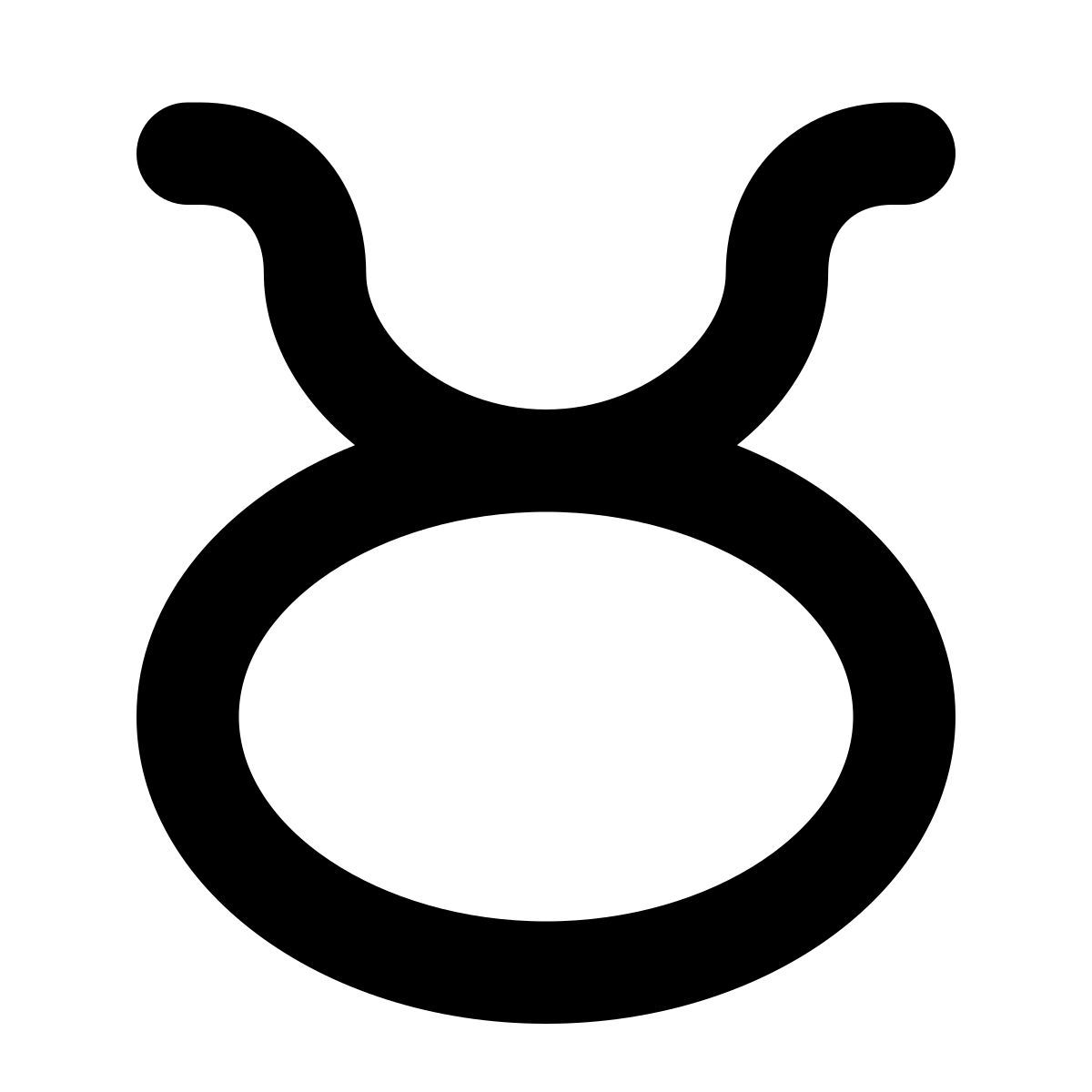 puffy filled style tauro icon