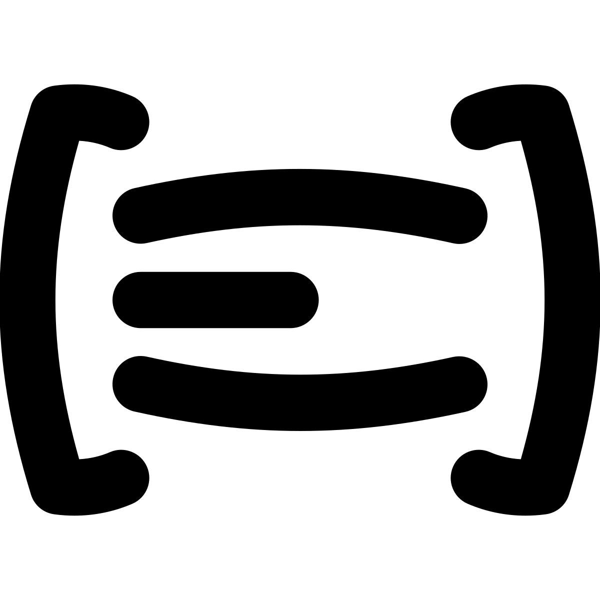 puffy filled style plazo icon