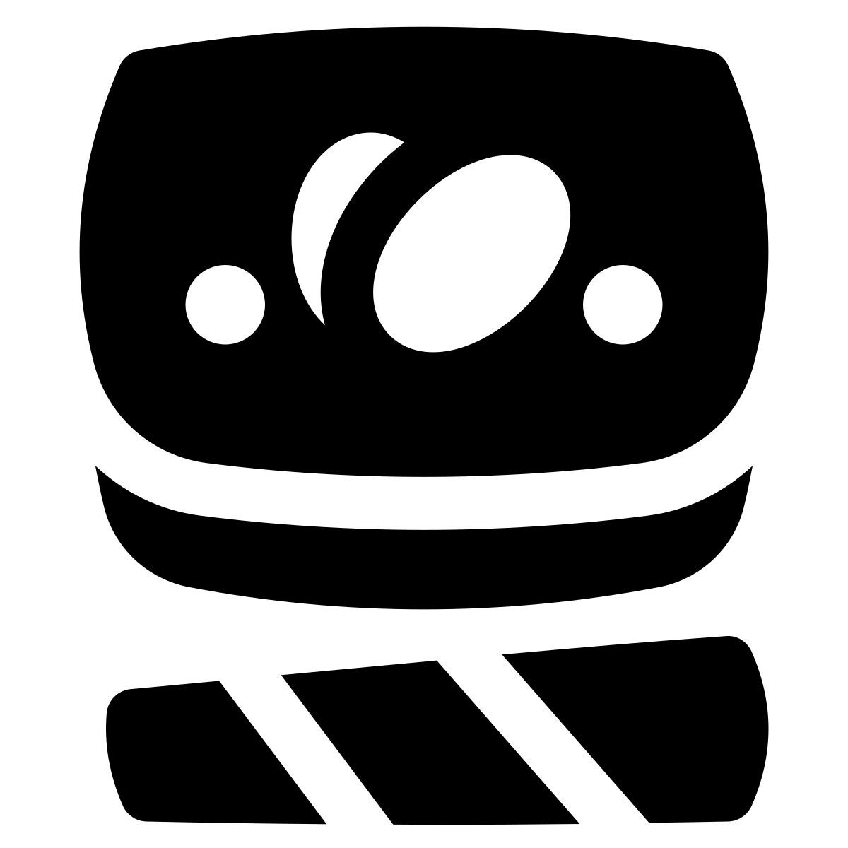 puffy filled style tobacco pouch icon