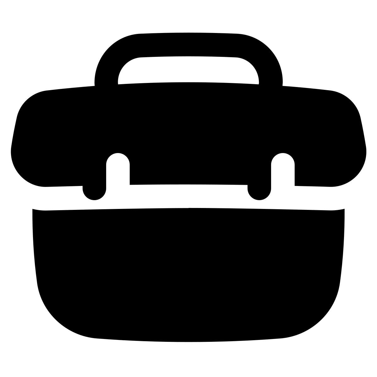 puffy filled style caja de herramientas icon