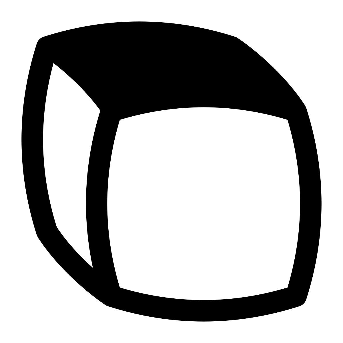 puffy filled style vue de dessus icon