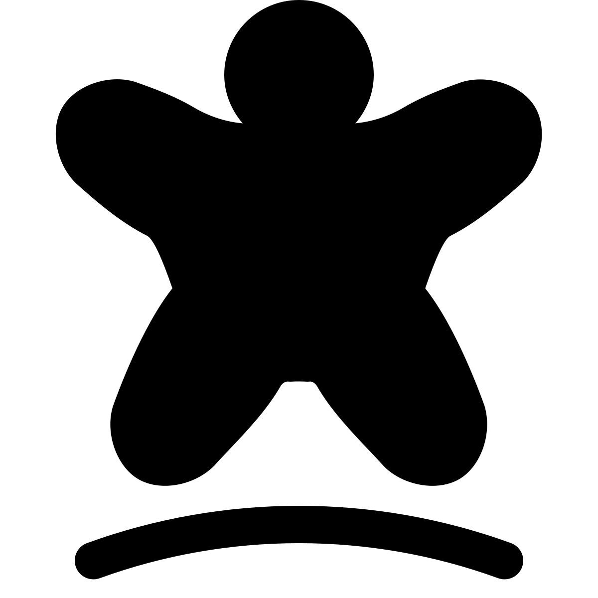 puffy filled style батут icon