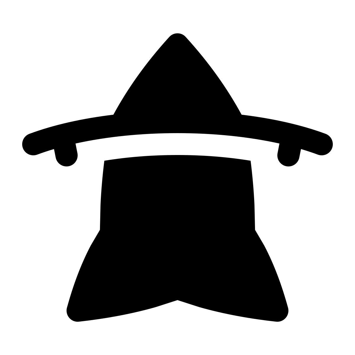 puffy filled style torre di trasmissione icon