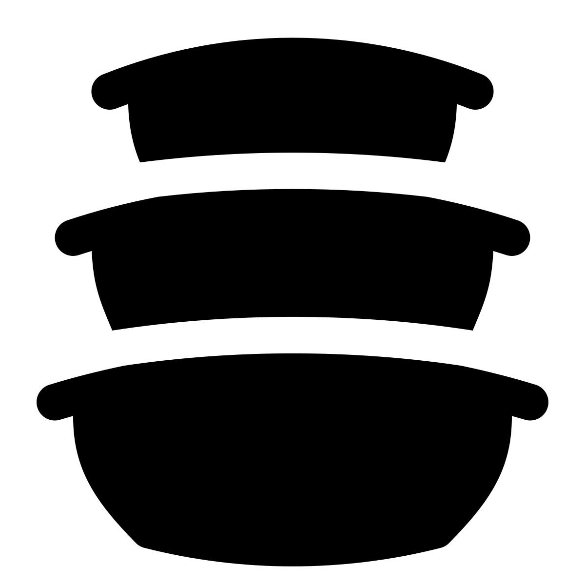 puffy filled style lunchbox icon