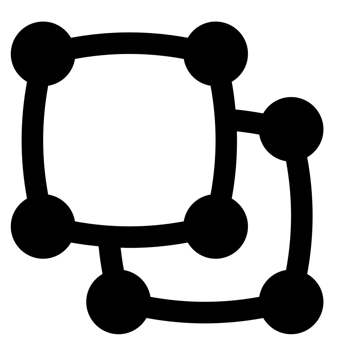 puffy filled style desagrupar objetos icon
