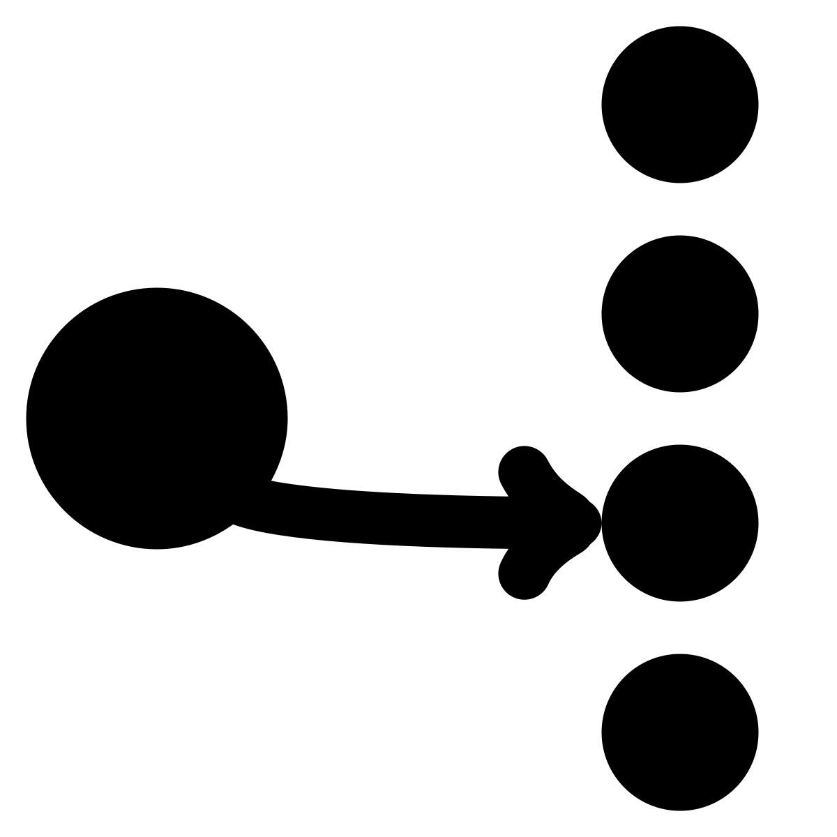 puffy filled style unicast icon