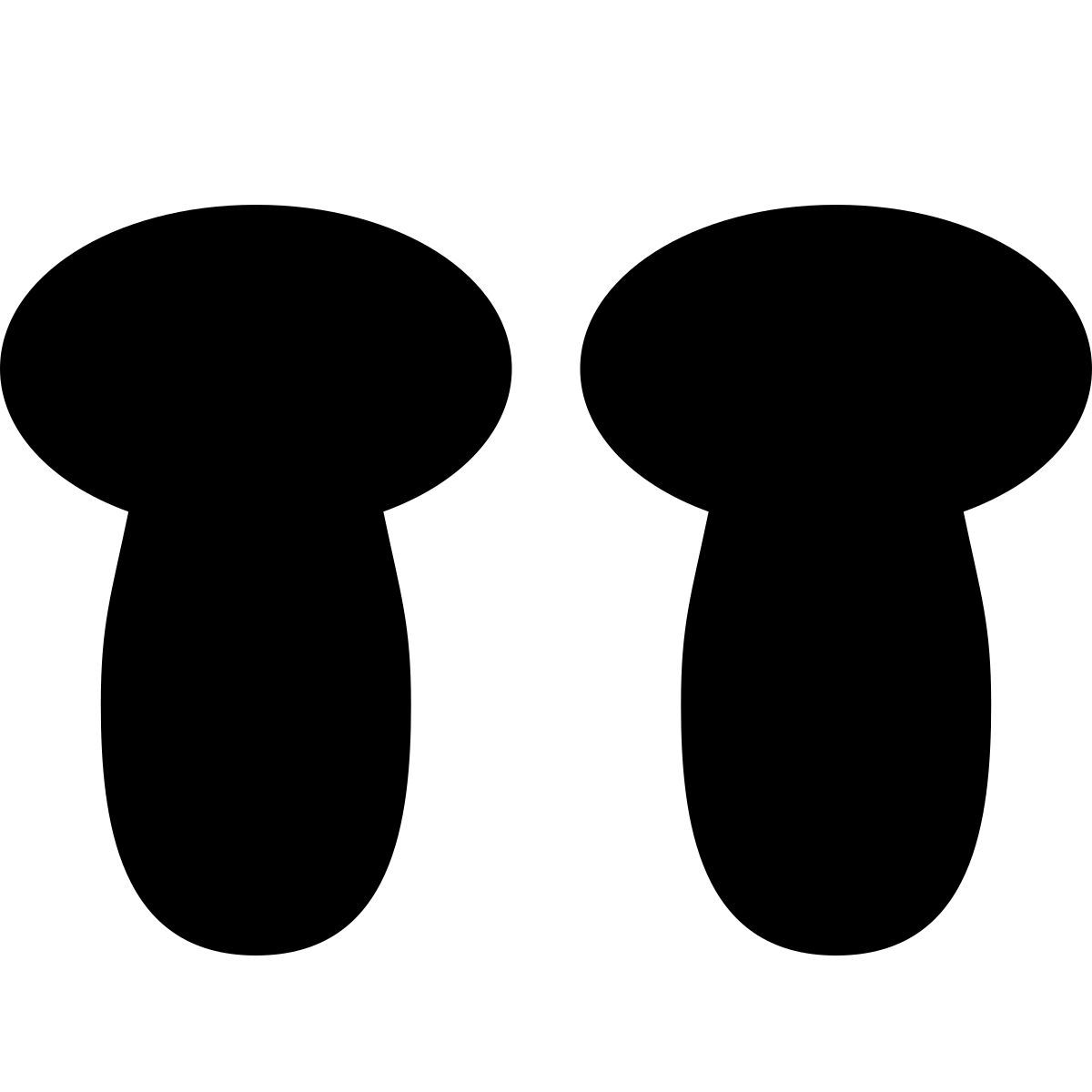 puffy filled style mayúscula icon