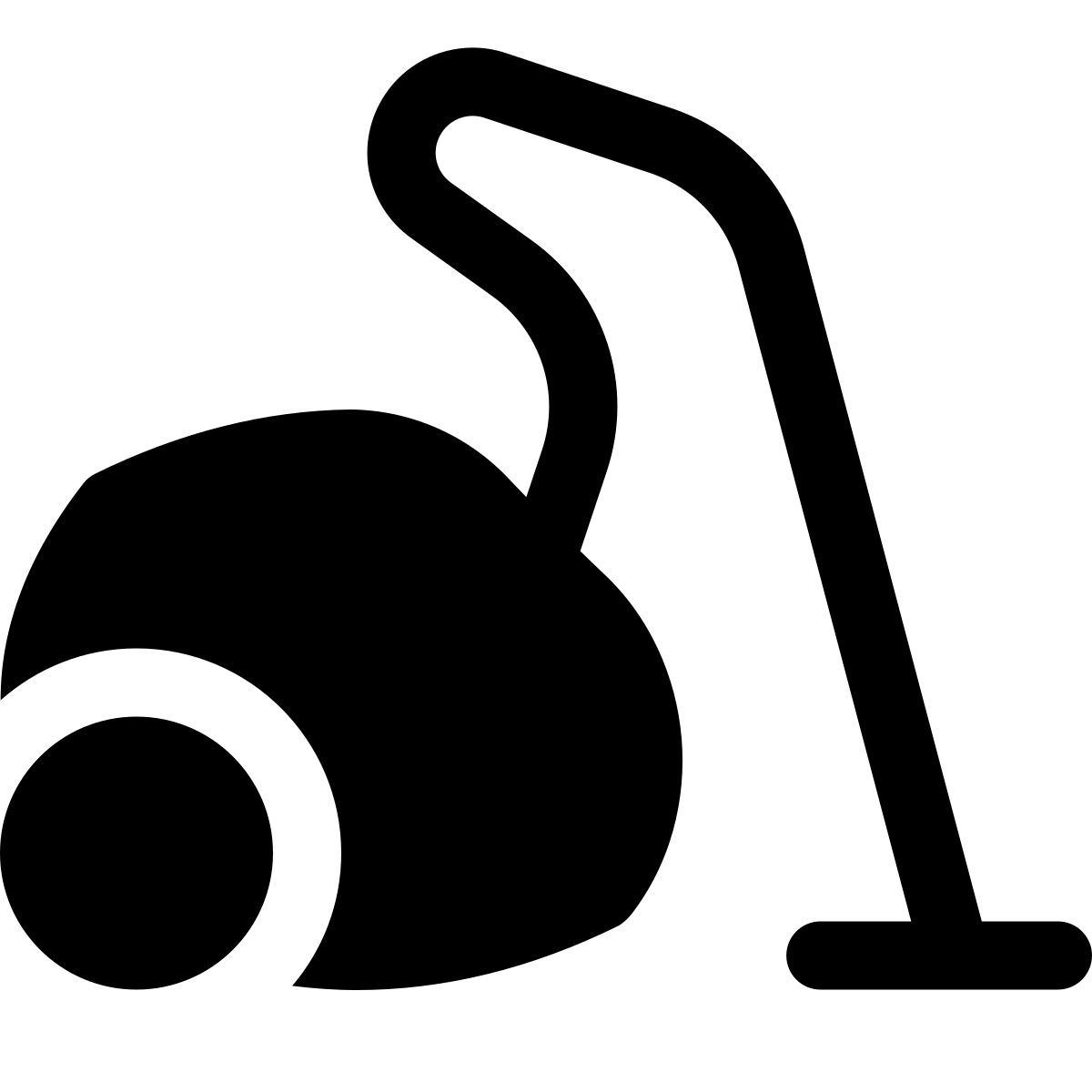 puffy filled style aspirateur icon