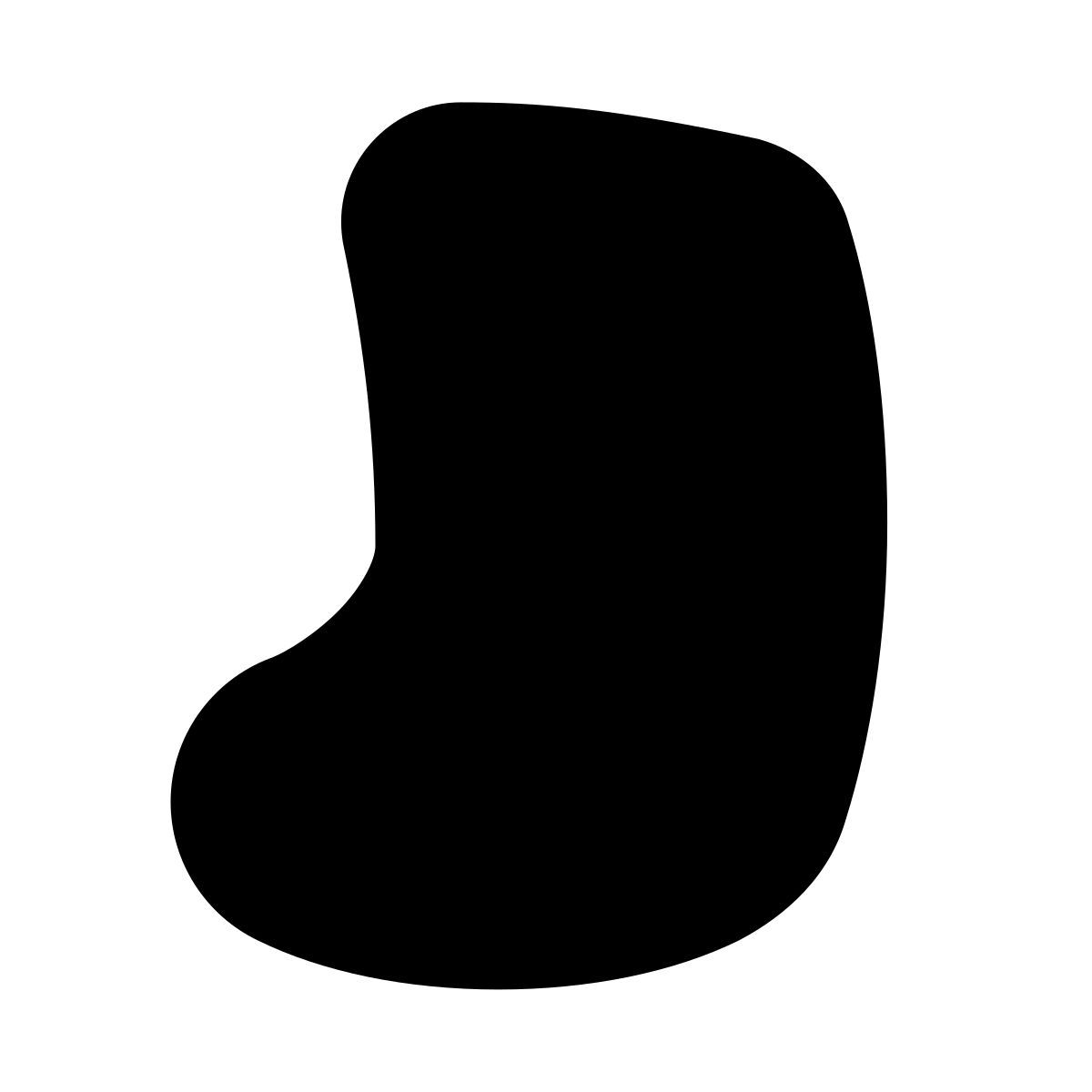 puffy filled style valenki icon