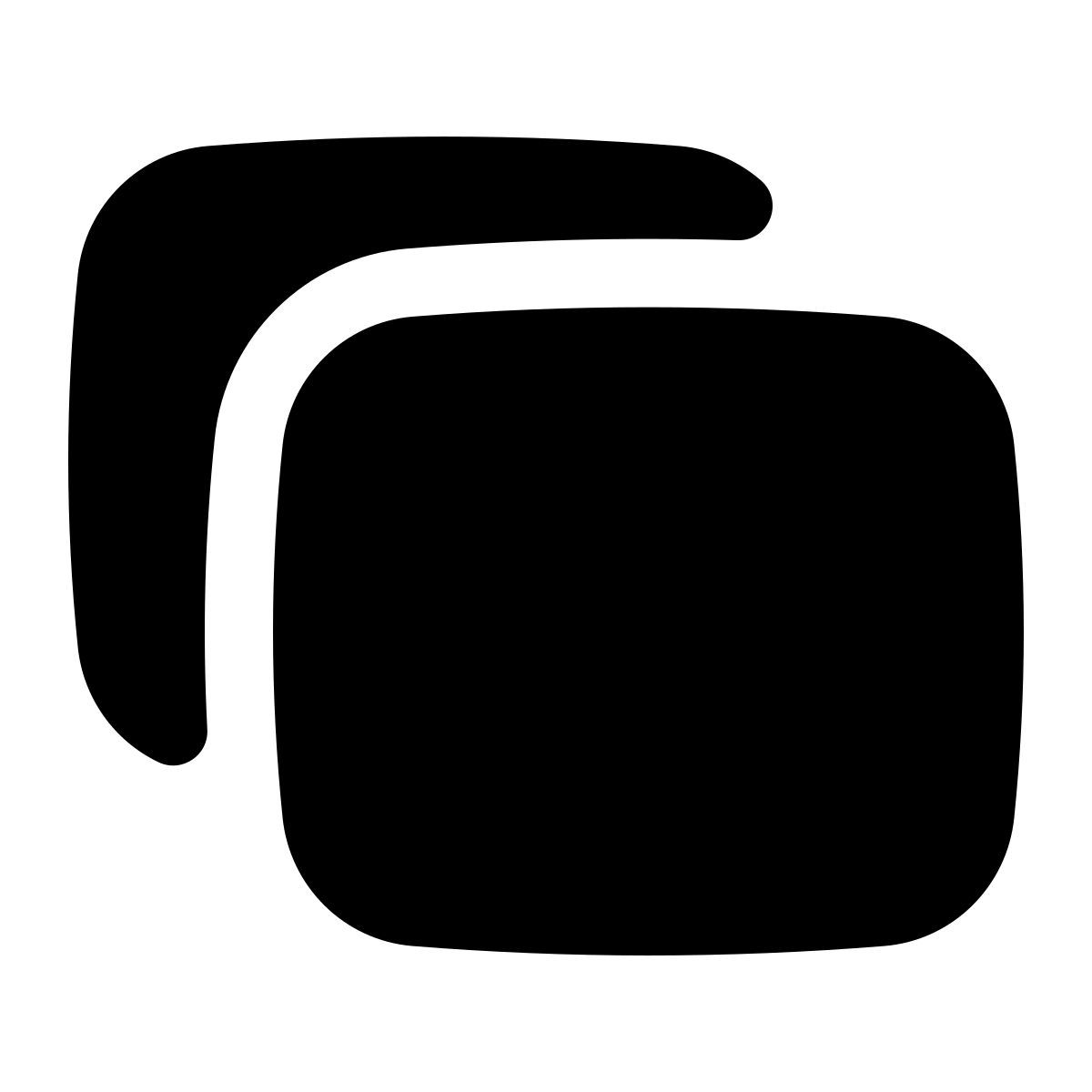 puffy filled style machine virtuelle icon