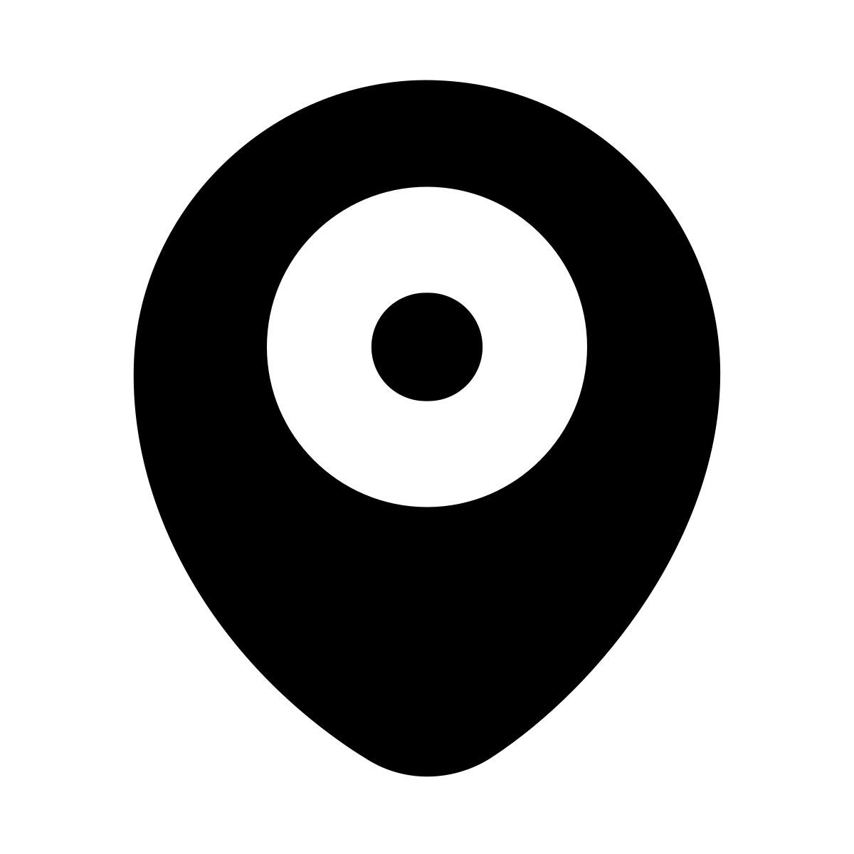 puffy filled style visit icon