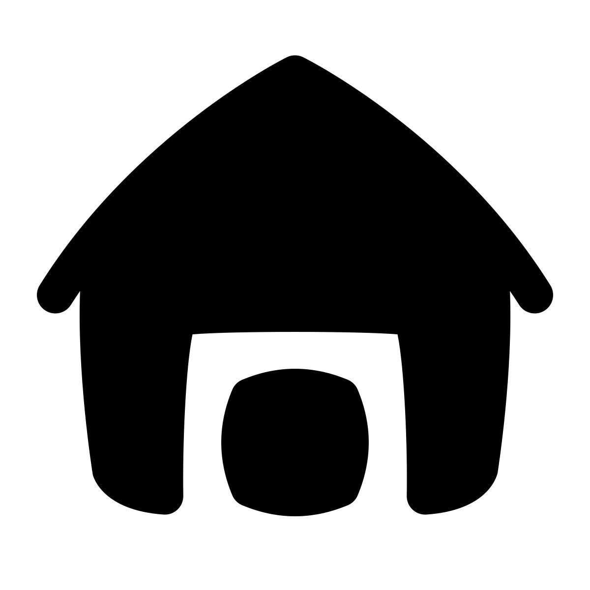 puffy filled style magazzino icon