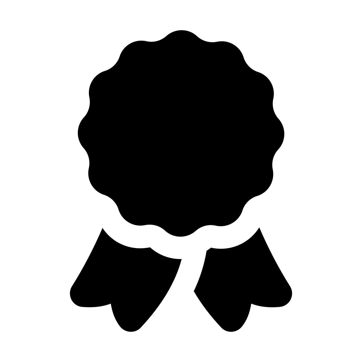 puffy filled style garanzia icon