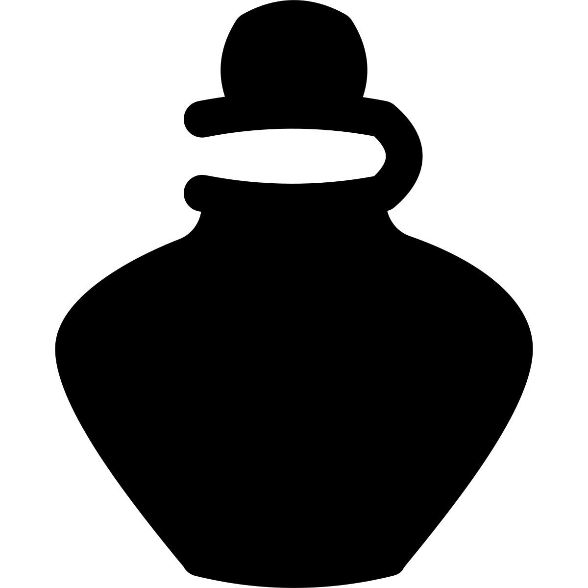 puffy filled style water bottle icon