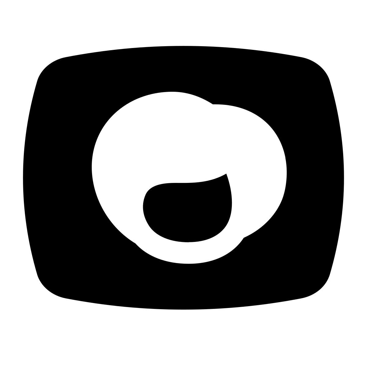 puffy filled style 웹캠 여자 icon
